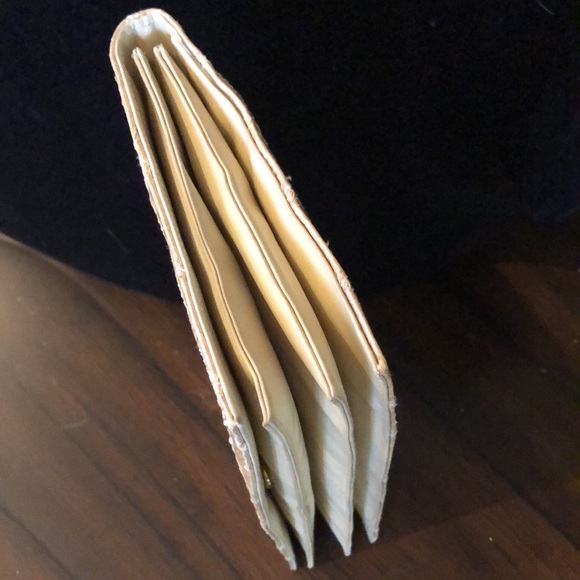 Mr. Jay Classic Gold-tone chain lined snakeskin leather bag + change purse - Picture 5 of 9